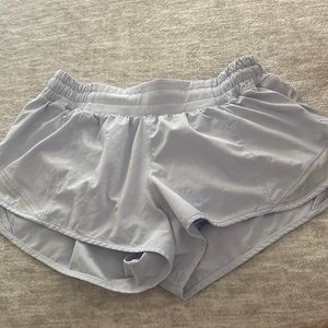 lululemon lavender hotty hot shorts